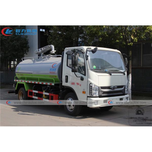 5000 Liters Foton Forland 4x2 LHD Vacuum Fecal Suction Truck