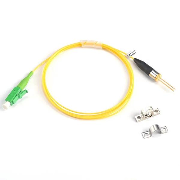 1550nm 2.5G DFB Laser Diode Fiber Optic Pigtail LC/APC Coaxial SM 9 /125um