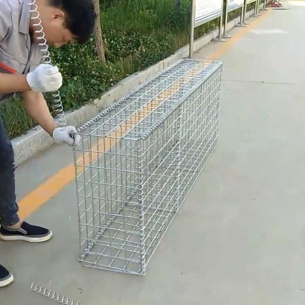 Hot Dipped Galvanized Welded Gabion Box 3x1x1m for Flood Control Retaining Wall