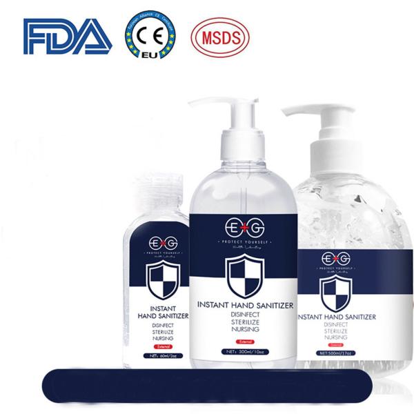 Effective Antibacterial Hand Sanitizer Gel 500ml , Hand Washing Gel Without Water