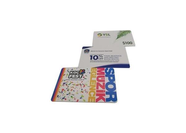 PVC / PET RFID Hotel Key Cards With RFID Mini S20 Chip Blank Room Key Cards
