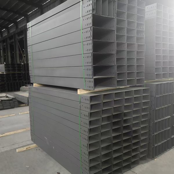 Hot Sale Galvanized Trough Cable Tray Ventilated Steel Perforated Cable Tray in Different Sizes for Construction Accessory