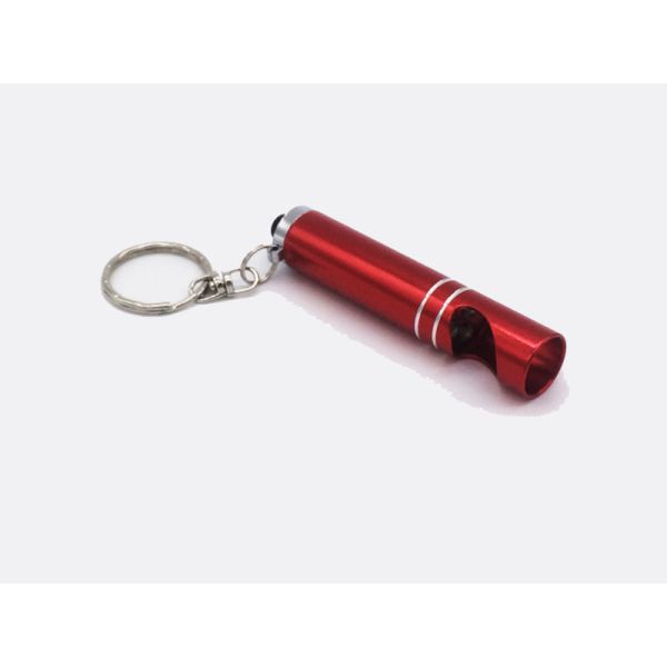 Personalized Anodized Aluminum Mini LED Flashlight Light Keychain Beer Bottle Opener, Laser Engrave Logo, Cheap Key Ring