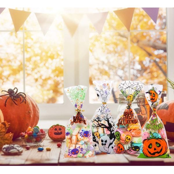 Easter Halloween Wedding Cookie Cellophane Sweetie Party Bags For Candy