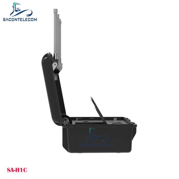 Portable Suitcase UAV Drone Detector with 10km Detection Range and Multi-Frequency Capability