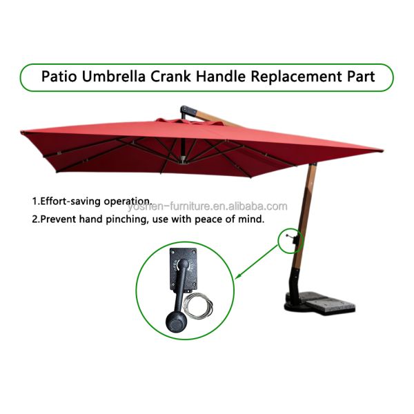 Easy to Install Patio Umbrella Crank Handle Replacements