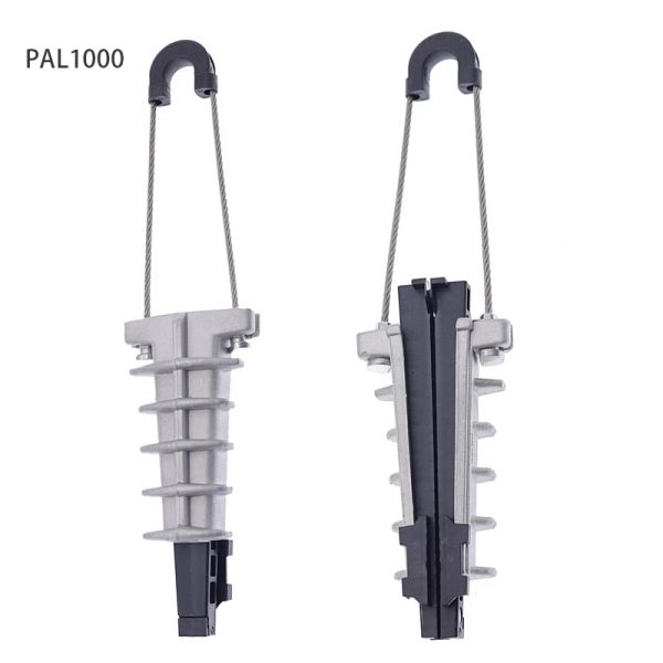 High Strength Metal Cable Optic Tension Clamp Dead End Anchoring Wedge Clamp Fiber