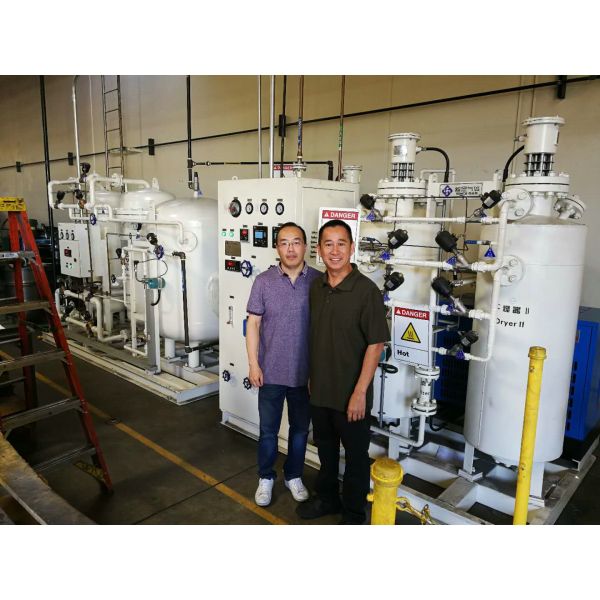 Food Grade PSA Nitrogen Generator 95-99.9995% Purity with Screw Compressor
