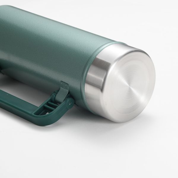 American Style Large-Capacity Stainless Steel Vacuum Water Bottle Thermos 1 L with Handle