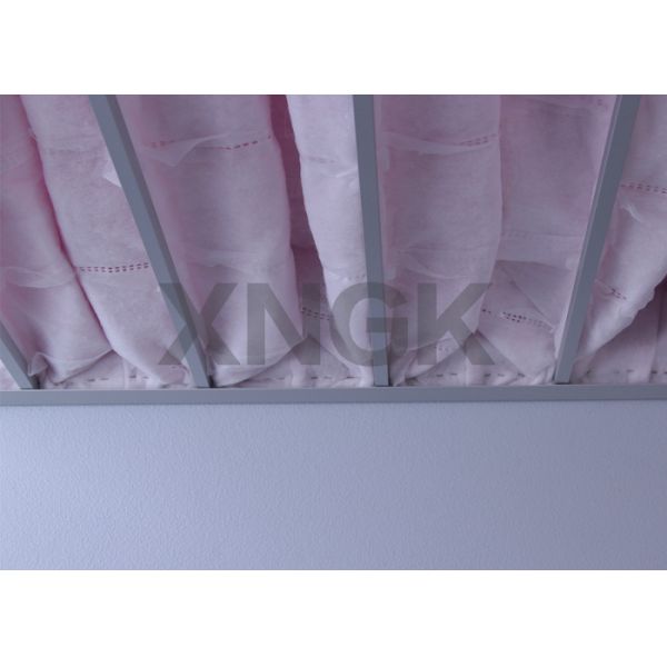 Commercial Air Handler Air Filters , Hvac Bag Filters For Painting Factory Hospital Sterile Room