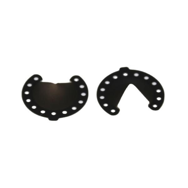 3/4, moulures en silicone noir pour soupape médicale