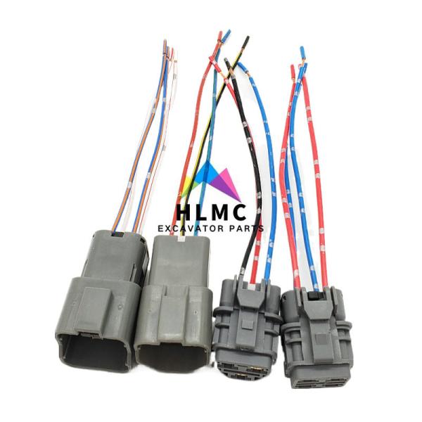 Excavator  Komatsu PC120 200 240 300-5-6 Throttle Motor Sensor Plug Wiring Harness Mating Resistance To High Temp