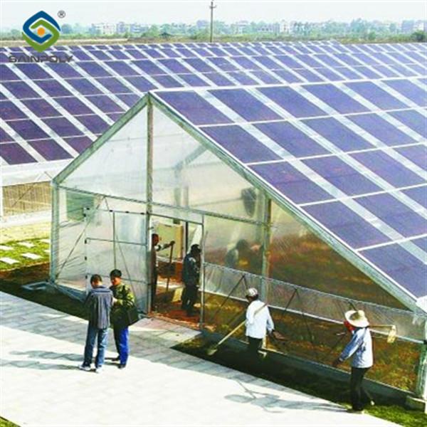 Strong Metal Frame Greenhouse Automatic Systems  Solar Energy Green House