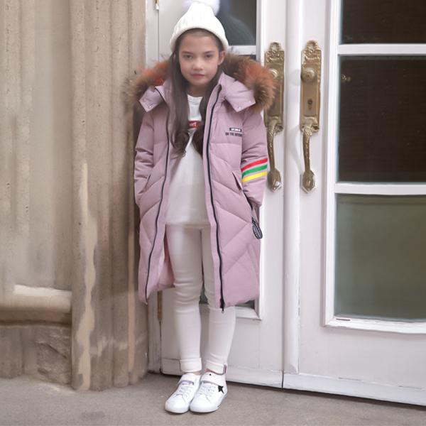 High Quality Kids Clothes New Style Jacket Outdoor Girl Winter Coat Russian High Rock Padded Down Jacket