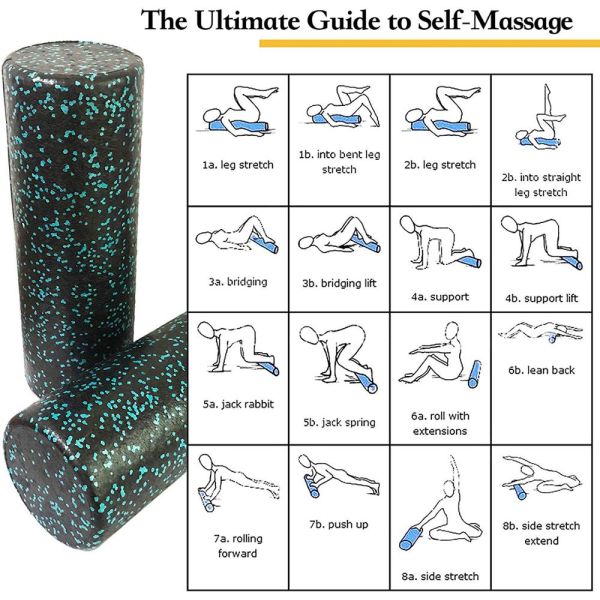 Body Shaping Back Pain Self Myofascial Treatment EPP Yoga Massage Roller