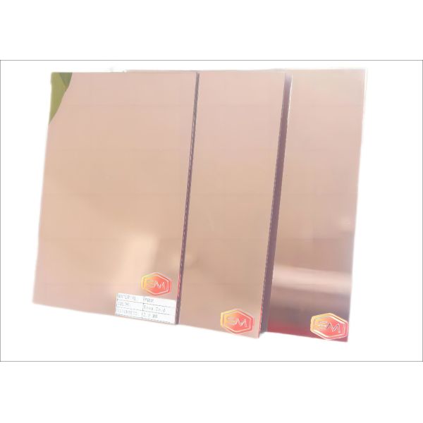 Golden Laser Cutting 1 мм 2 мм Декоративное зеркало акрилового листа с самоклеящимся