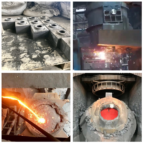 Сборщик ложки, сосуды, сдвижные ворота, кирпичи с содержанием 1% SiC