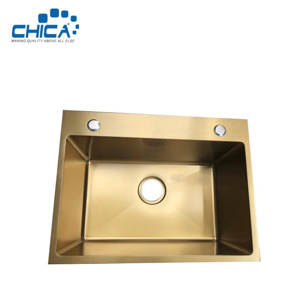 Minimalist Kitchen Sink Single Bowl Stainless Steel Kitchen Sink Topmount Kitchen Sink For Villa
