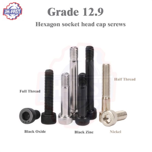 High Strength Steel Allen Bolts Grade 8.8/10.9/12.9 DIN912 Hexagon Head Cap Screws