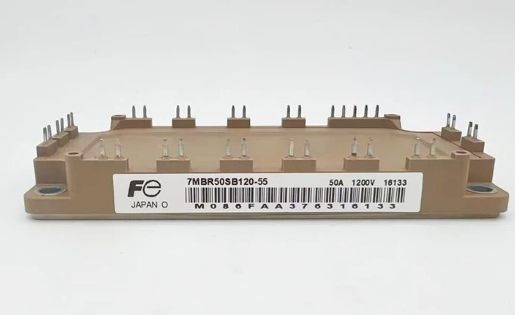 7MBR50VR120-56 1200V 50A PIM Module Integrated Rectifier Inverter and Brake Low Loss High Isolation Built-in NTC Compact Package For Industrial Motor Drives and UPS
