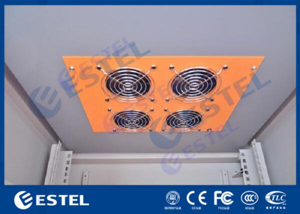 Sandwich Steel IP55 Outdoor Telecom Cabinet Front Rear Access With 1 Unit PDU