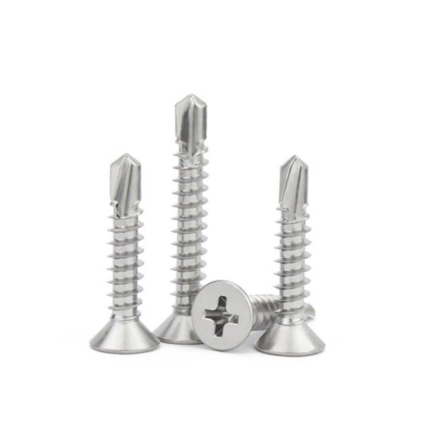 ISO9001 2015 Certified Stainless Steel Self Drilling Screws with Phillips Csk Head