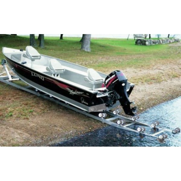 shoredock Aluminum BOAT TRAILER Universal 600 Lb Capacity - 2 Wheel Trailer - 12 Ft to 14