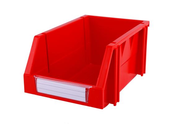 Open Front Stackable Bins for Bolts and Plastic Parts Solid Box Style Customer Logo