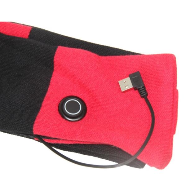 Custom Fashion Winter Smart Knitted Fabric Graphene Heating Scarves For Women