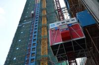58 m/min Edificio Elevadora de construcción 500 m Elevadores temporales de construcción