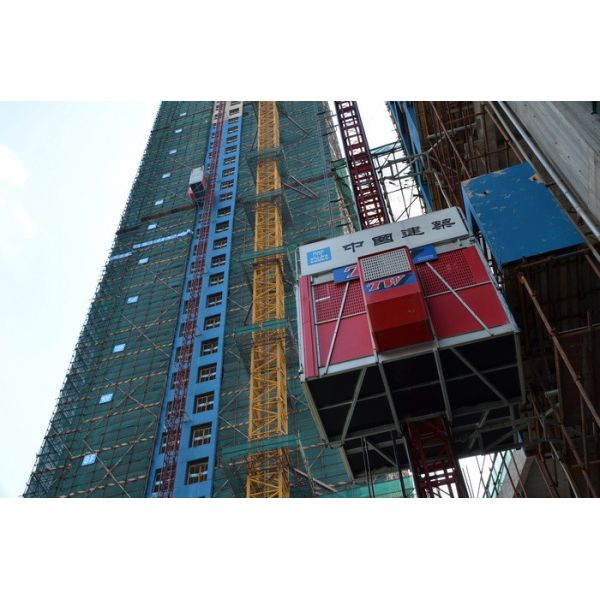 Passenger Material 37kw Building Construction Hoist Bevel Heicial Gearbox/Construction Elevator for Construction