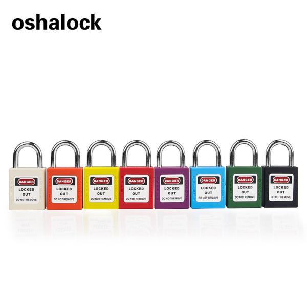 multiple colour Short Steel beam padlocks Keyed Alike Safety Padlock for Industrial equipment lockout