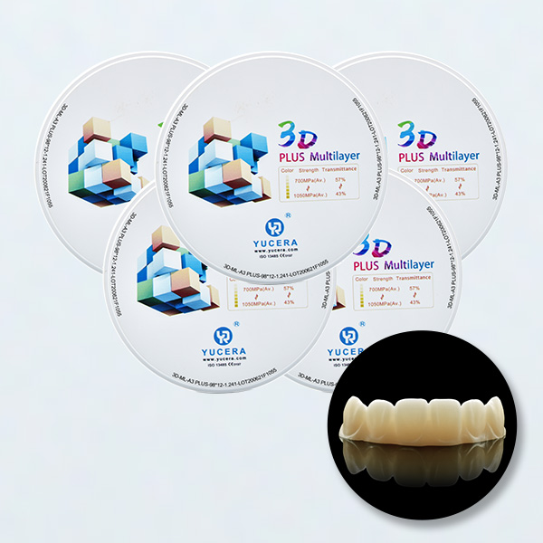 собственная личность блока Zirconia 22mm 25mm керамическая зубоврачебная покрасила аттестацию CE ISO использованный в монолитовых восстановлениях и застекленный