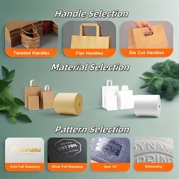 Luxury Brown Kraft Paper Bags Valentine's Day Limited Edition Custom Gift Bags with logo Hard Takeout Coffee Bag for Party Favor