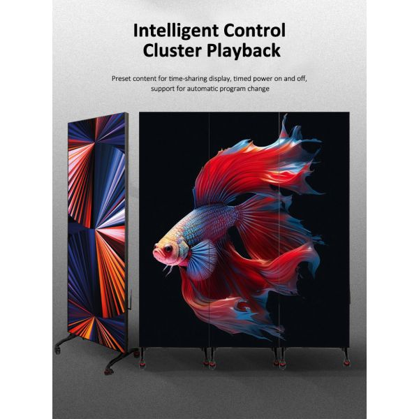 LED Touch Screen Display Foldable LED HD Digital Poster Display
