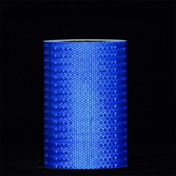 Tela de Marcação de Segurança de Conspicuidade Refletora Prismática Brilhante 5cm*45.72m