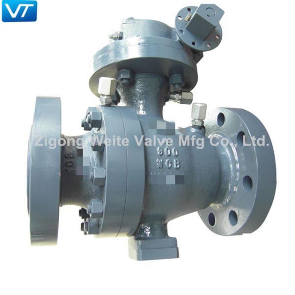 Le tourillon d'ODM 900lb d'OEM a monté le robinet à tournant sphérique DBB des boulons de 4 pouces reliés