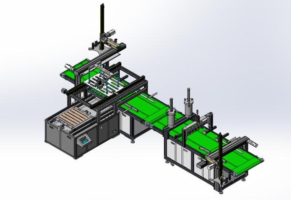 16 Stations LED Bulb Assembly Line with MITSUBISHI PLC Control and Touch Screen Operation