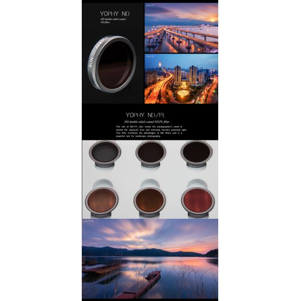 Custom Dji Polarizing Filter , Outlook Polar Pro Phantom Filters For DJI MAVIC 2 ZOOM
