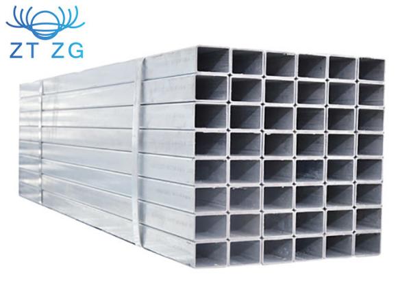 Blue Galvanized Steel Pipe Rail Tube Direct Square To Square Pipe Mill