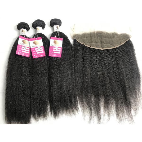 categoria peruana reta perverso frontal do Weave 10A do cabelo humano do laço 13x4