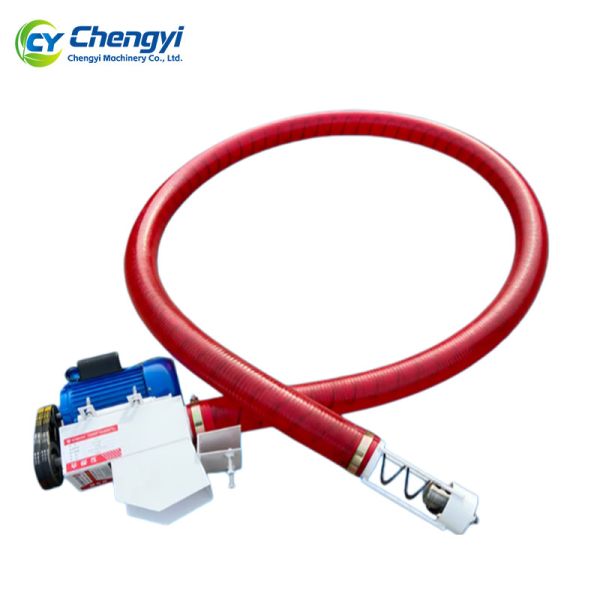 High Torque Portable Flexible Screw Conveyor Corrosion Resistant For Grain Suction