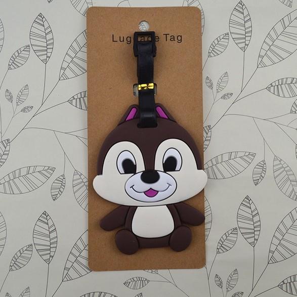 Factory manufacturer fashione design silicone luggage tags