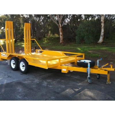 3200 KG 8x5 Tandem Plant Trailer , Heavy Duty Equipment Trailers For Transport