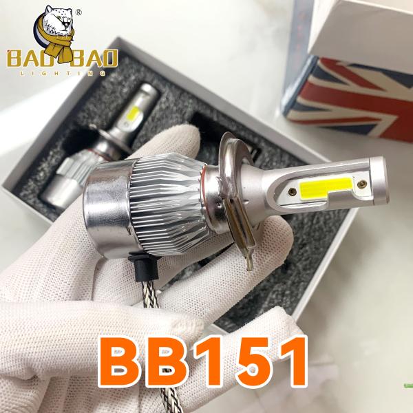 C6 H4 White Yellow Dual Color Universal LED Headlight Bulb For Motorcycle Spare Parts