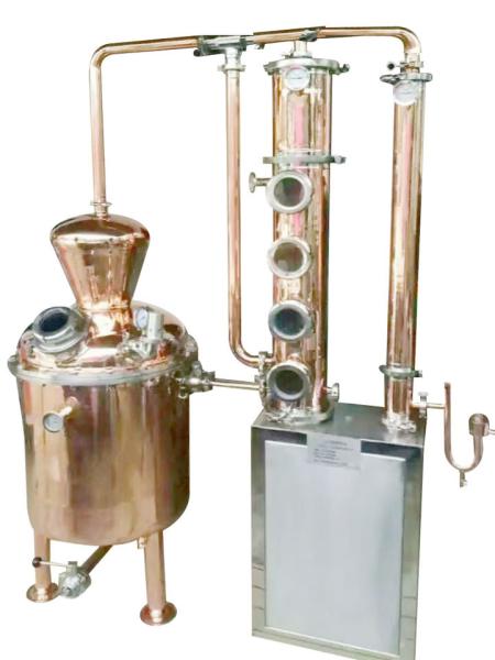 Food Beverage GHO Multi-spirit Distiller Copper Pot Still Equipment within 220V/380V