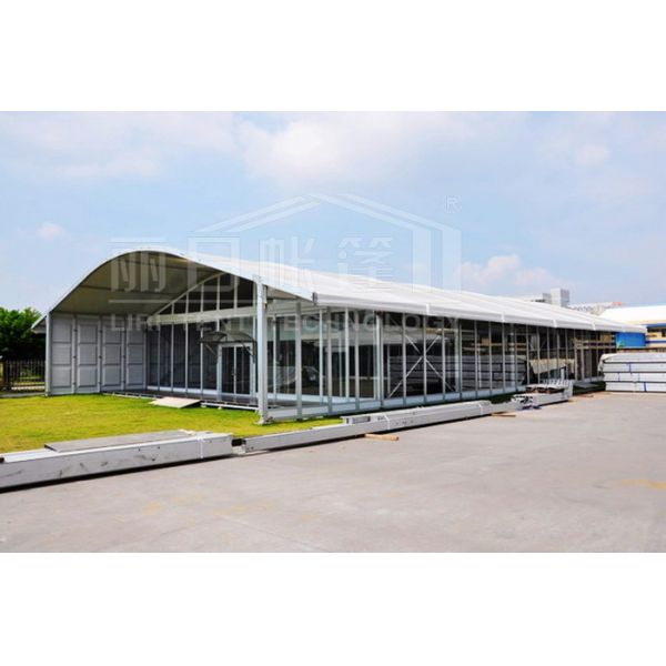 Huge Marquee Tent Structure System For Car Exhibition Show / White Party Tent