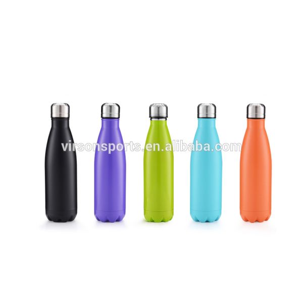 Virson Customized Drinkware Cola Double Wall Stainless Steel Insulated Water Bo