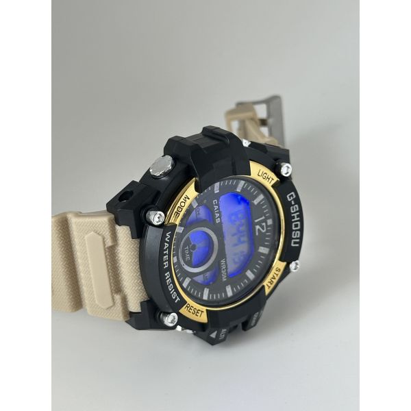 Цифровые спортивные часы на батареях с силиконовым ремнем 3ATM водонепроницаемыми