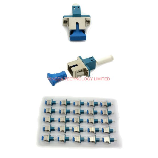 Половинный металл LC - переходника оптического волокна SC, низкий мужчина вносимой потери к соединительной муфте с внутренней резьбой